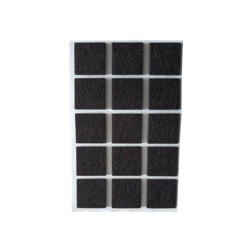 Filc 25x25 brązowy 15szt.