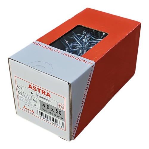 Wkręt ASTRA 4*50 ocynk / 500szt
