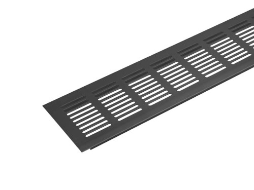 Kratka wentylacyjna 480*80 P2 KR-445 czarny
