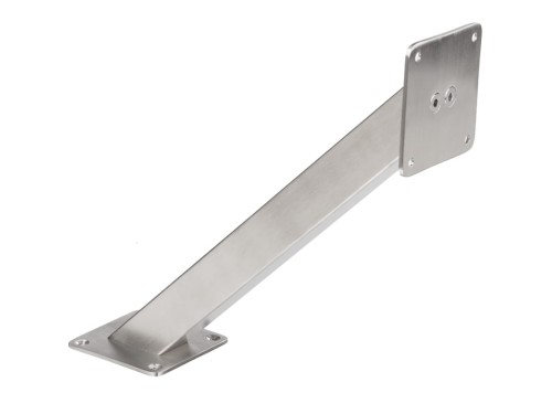 Wspornik 45° kwadratowy 200mm stal nierdzewna