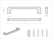 Uchwyt CAMPANA C-5829 l-320 P68 grafit