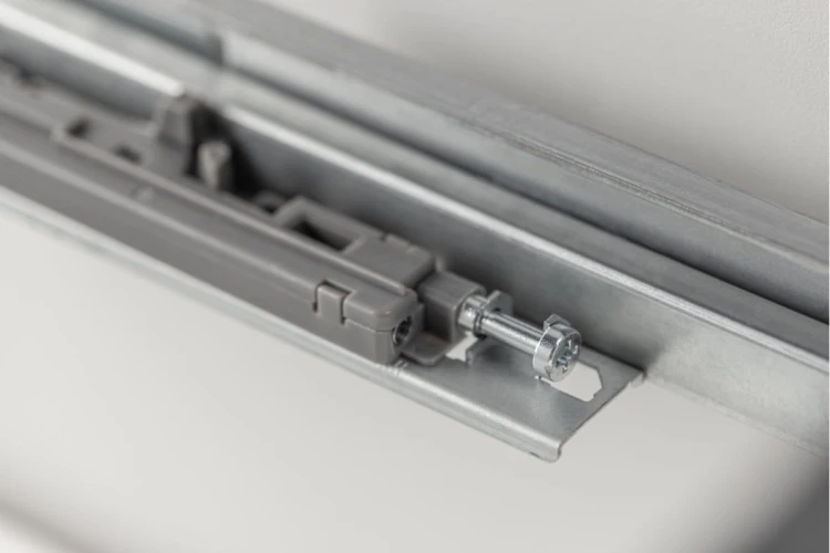 Szuflada GTV AXISPRO, H=199 mm, L=300 mm, push to open, pełny wysuw, antracyt