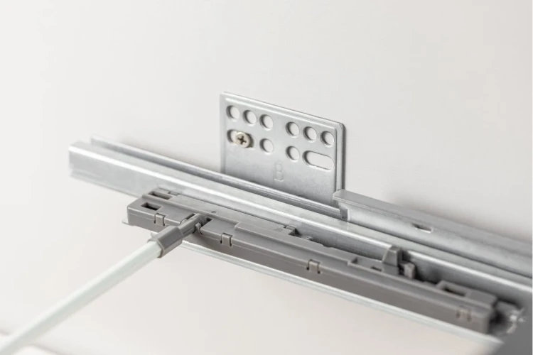 Szuflada GTV AXISPRO, H=167 mm, L=350 mm, push to open, pełny wysuw, antracyt