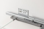 Szuflada GTV AXISPRO, H=199 mm, L=400 mm, push to open, pełny wysuw, antracyt