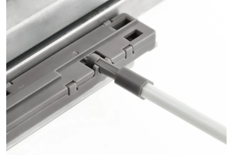 Szuflada GTV AXISPRO, H=199 mm, L=400 mm, push to open, pełny wysuw, antracyt