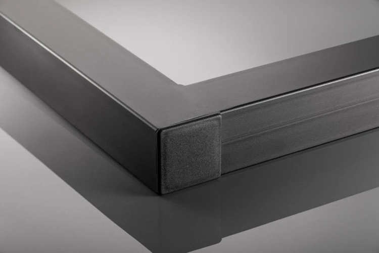 Noga stelażowa GTV INDUSTRIA, prostokąt, H=710 mm, W=820 mm, profil 80 x 40, stal, czarny