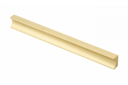 Uchwyt meblowy GTV GROOVE, C=160 mm, L=190 mm, Al, jasne złoto szczotkowane