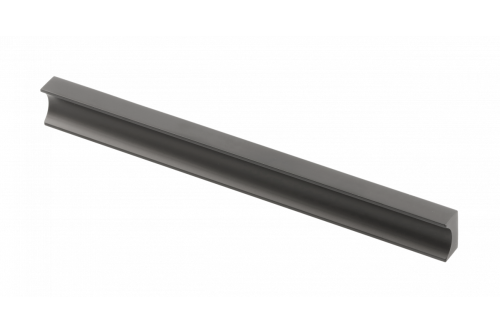 Uchwyt meblowy GTV GROOVE, C=160 mm, L=190 mm, Al, czarny mat