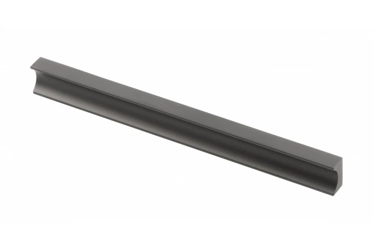 Uchwyt meblowy GTV GROOVE, C=160 mm, L=190 mm, Al, czarny mat