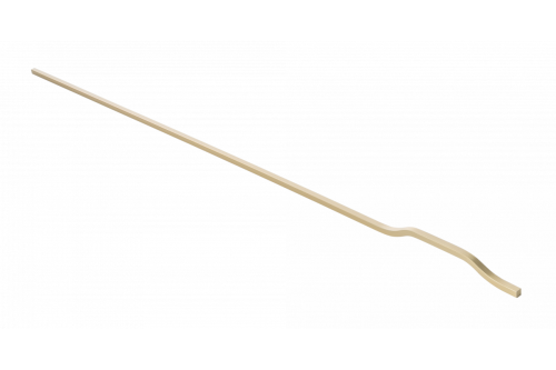 Uchwyt meblowy GTV GRAVEL LONG, C=224/448/480 mm, L= 1200 mm, Al, jasne złoto szczotkowane
