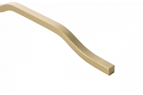 Uchwyt meblowy GTV GRAVEL LONG, C=224/448/480 mm, L= 1200 mm, Al, jasne złoto szczotkowane