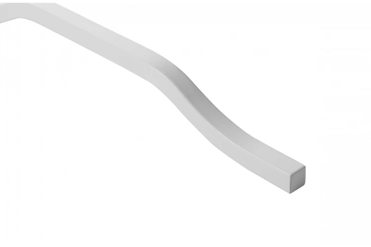 Uchwyt meblowy GTV GRAVEL LONG, C=224/448/480 mm, L= 1200 mm, Al, biały mat