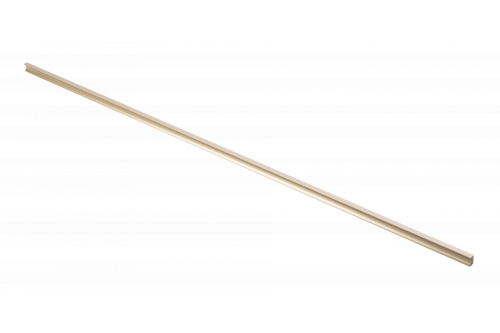 Uchwyt meblowy GTV GROOVE LONG, C=3x352 mm, L=1200 mm, Al, jasne złoto szczotkowane