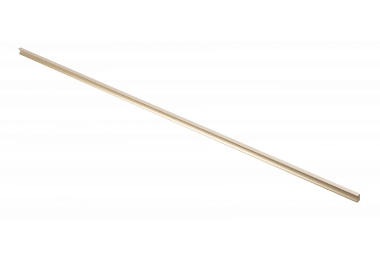 Uchwyt meblowy GTV GROOVE LONG, C=3x352 mm, L=1200 mm, Al, jasne złoto szczotkowane