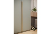 Uchwyt meblowy GTV GROOVE LONG, C=3x352 mm, L=1200 mm, Al, jasne złoto szczotkowane
