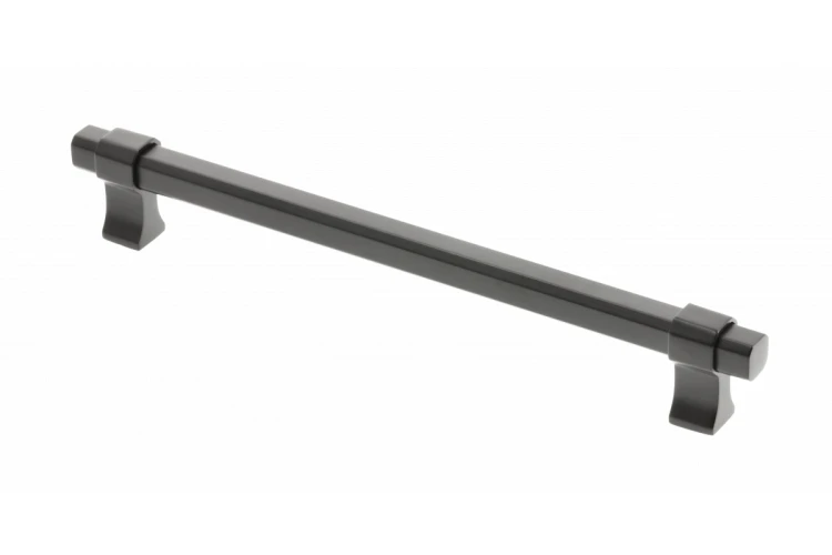Uchwyt meblowy GTV IMPERIAL, C=192 mm, L=226 mm, ZnAl, czarny mat