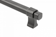 Uchwyt meblowy GTV IMPERIAL, C=192 mm, L=226 mm, ZnAl, czarny mat
