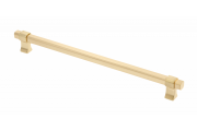 Uchwyt meblowy GTV IMPERIAL, C=256 mm, L=290 mm, ZnAl, złoto szczotkowane