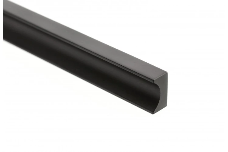 Uchwyt meblowy GTV GROOVE, C=320 mm, L=360 mm, Al, czarny mat