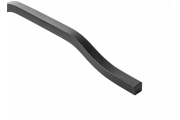 Uchwyt meblowy GTV GRAVEL LONG, C=224/448/480 mm, L= 1200 mm, Al, czarny mat