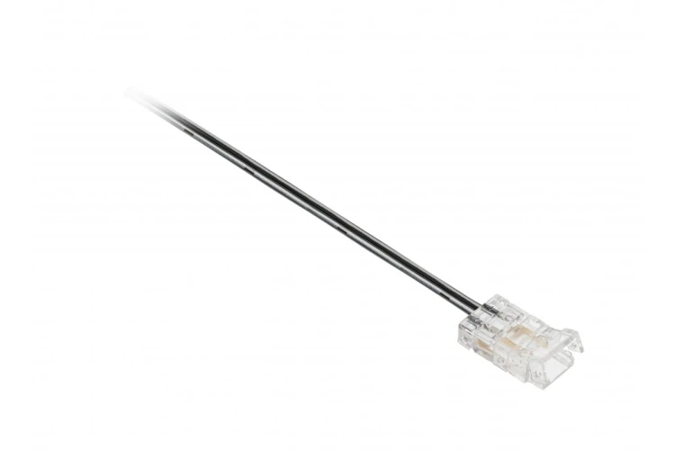 Złączka przezroczysta do taśm COB 8mm z przewodem 2m