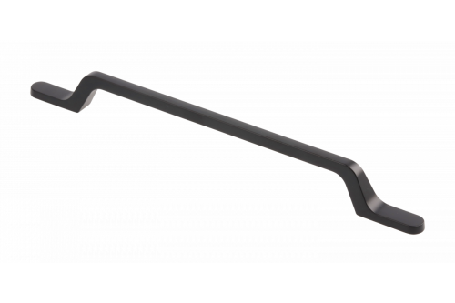 Uchwyt meblowy GTV FLAVIO, C=192 mm, L=257 mm, ZnAl, czarny mat