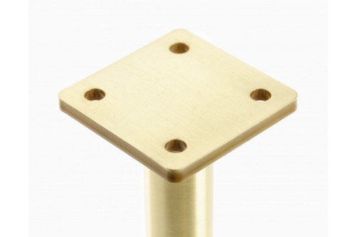 Nóżka meblowa GTV RONDA SIMPLE, wspornikowa, H=150 mm, fi25 mm, stal, złoto szczotkowane