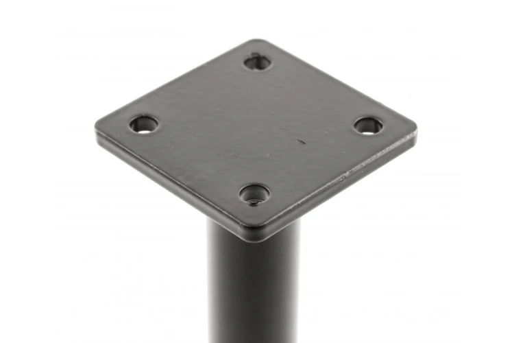 Nóżka meblowa GTV RONDA SIMPLE, wspornikowa, H=150 mm, fi25 mm, stal, czarny mat
