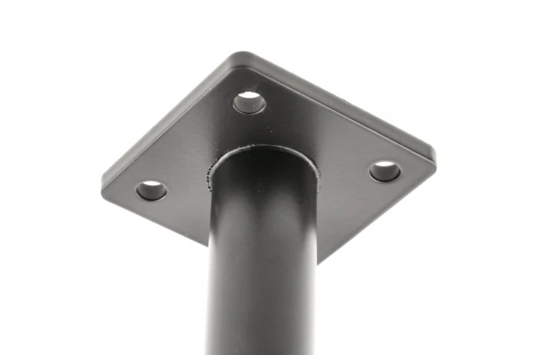 Nóżka meblowa GTV RONDA SIMPLE, wspornikowa, H=150 mm, fi25 mm, stal, czarny mat