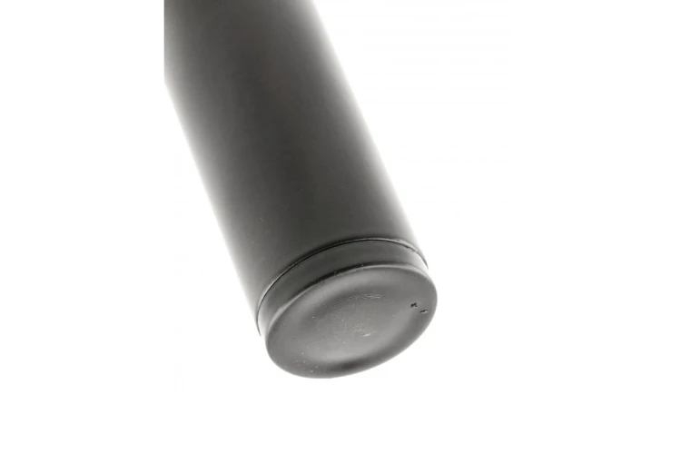 Nóżka meblowa GTV RONDA SIMPLE, wspornikowa, H=150 mm, fi25 mm, stal, czarny mat