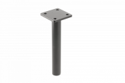 Nóżka meblowa GTV RONDA SIMPLE, wspornikowa, H=180 mm, fi25 mm, stal, czarny mat
