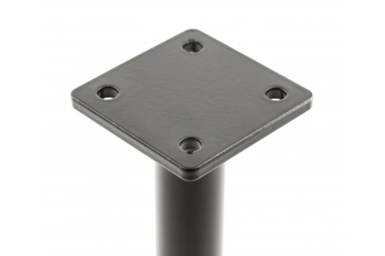 Nóżka meblowa GTV RONDA SIMPLE, wspornikowa, H=180 mm, fi25 mm, stal, czarny mat