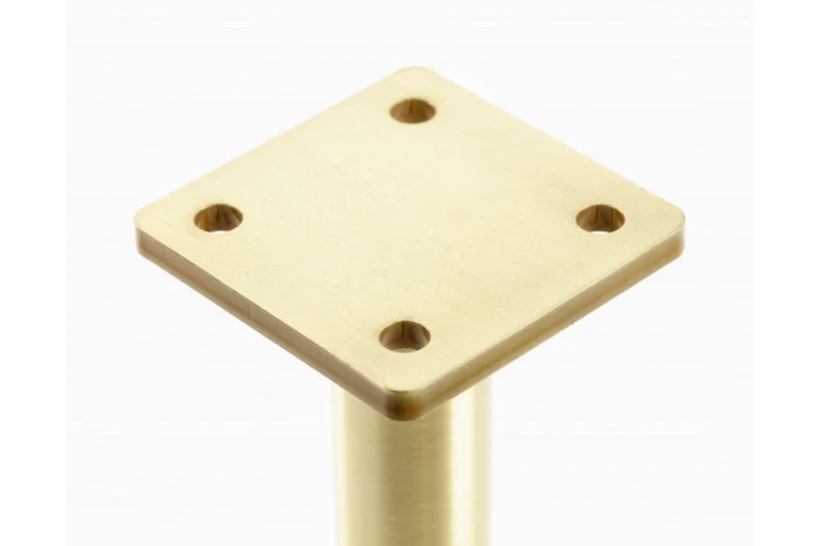 Nóżka meblowa GTV RONDA SIMPLE, wspornikowa, H=180 mm, fi25 mm, stal, złoto szczotkowane