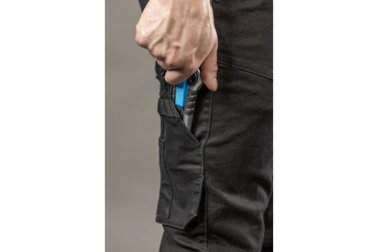 ESDORF spodnie ochronne jeans czarne M (50)