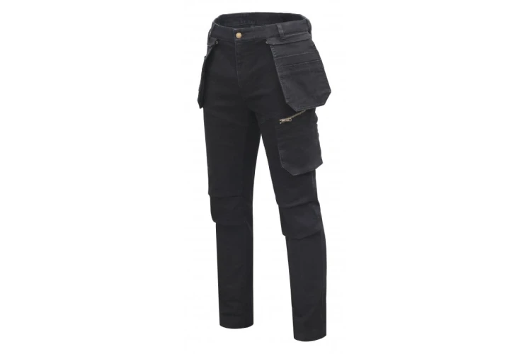 ESDORF spodnie ochronne jeans czarne S (48)
