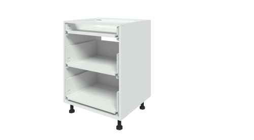 Szafka 3 szuflady 1N+2W-820mm, bez frontu