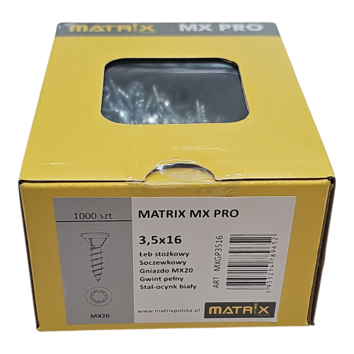 Matrix 3,5*16 op 1000szt gniazdo MX20