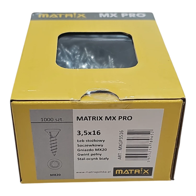 Matrix 3,5*16 op 1000szt gniazdo MX20