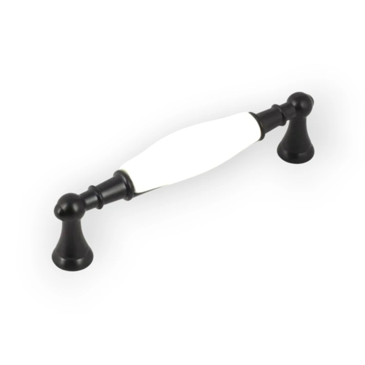 Uchwyt meblowy UDU 0850-128 czarny/mleko