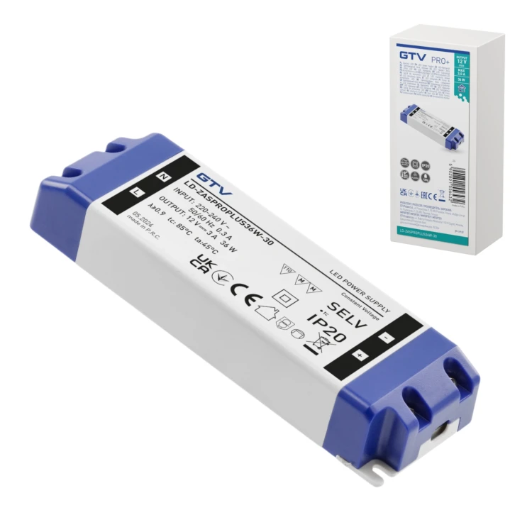 Zasilacz LED PRO+ 12V, 36W