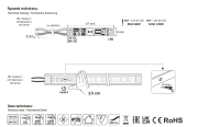 Wyłącznik zbliżeniowy IR KX60 do profili LED | 12V / 24V | Bezdotykowy