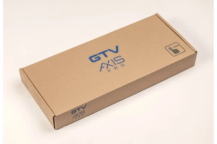 Szuflada GTV AXIS PRO, H=200 mm, L=350 mm, push to open, pełny wysuw, biały