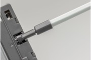 Szuflada GTV AXIS PRO, H=120 mm, L=550 mm, push to open, pełny wysuw, czarny
