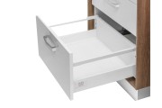 Szuflada GTV MODERN BOX SQUARE, H=210 mm, L=600mm, cichy domyk, 40kg, szary