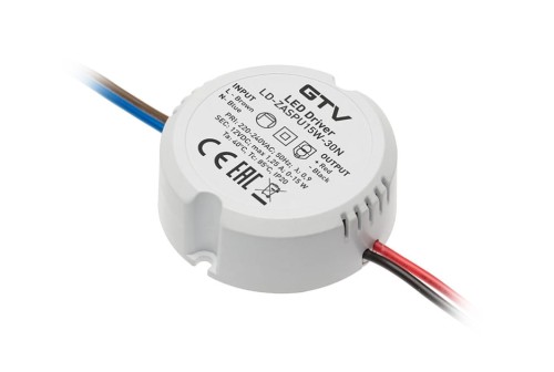 Zasilacz LED puszkowy 12V,15W, input 220-240VAC, I