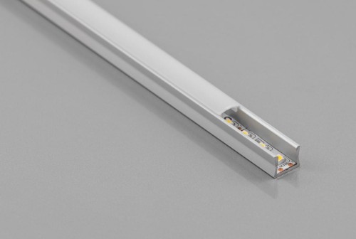 Profil LED mikro nakładany 3M silver
