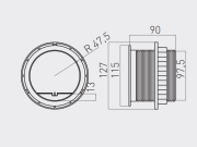 Przedłużacz wpuszcza CHARGER 1 gniazdo