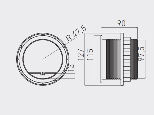 Przedłużacz wpuszcza CHARGER 1 gniazdo
