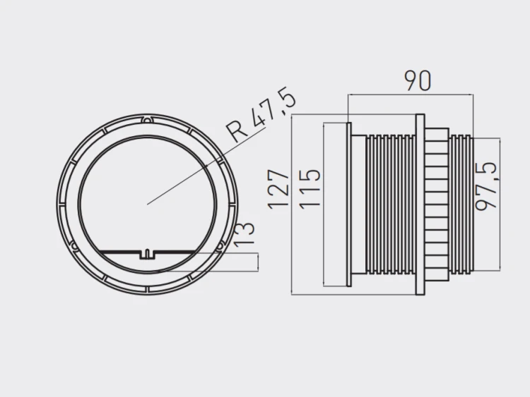 Przedłużacz wpuszcza CHARGER 1 gniazdo