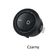 Wyłącznik kołyskowy czarny